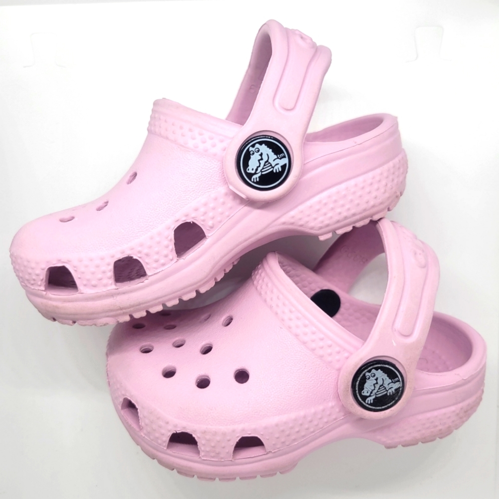 Pink Baby Croocs